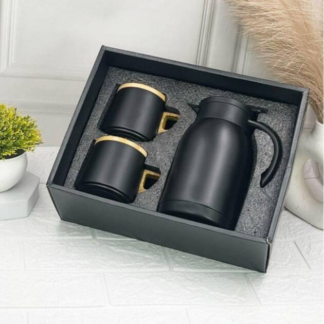 3-Piece Thermal Carafe & Mug Gift Set