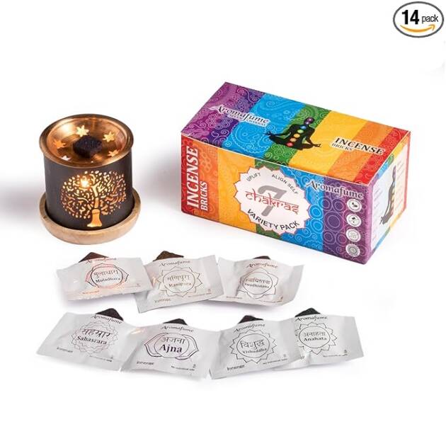 7 Chakra Incense Brick Gift Set