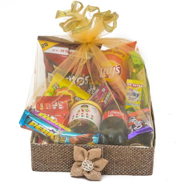 Food Essential Chocolate Gift Hamper Basket